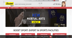 Desktop Screenshot of bodet-sport.com